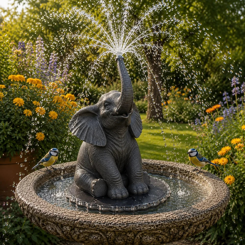 Floating Solar Fountain Pump with LED Lights