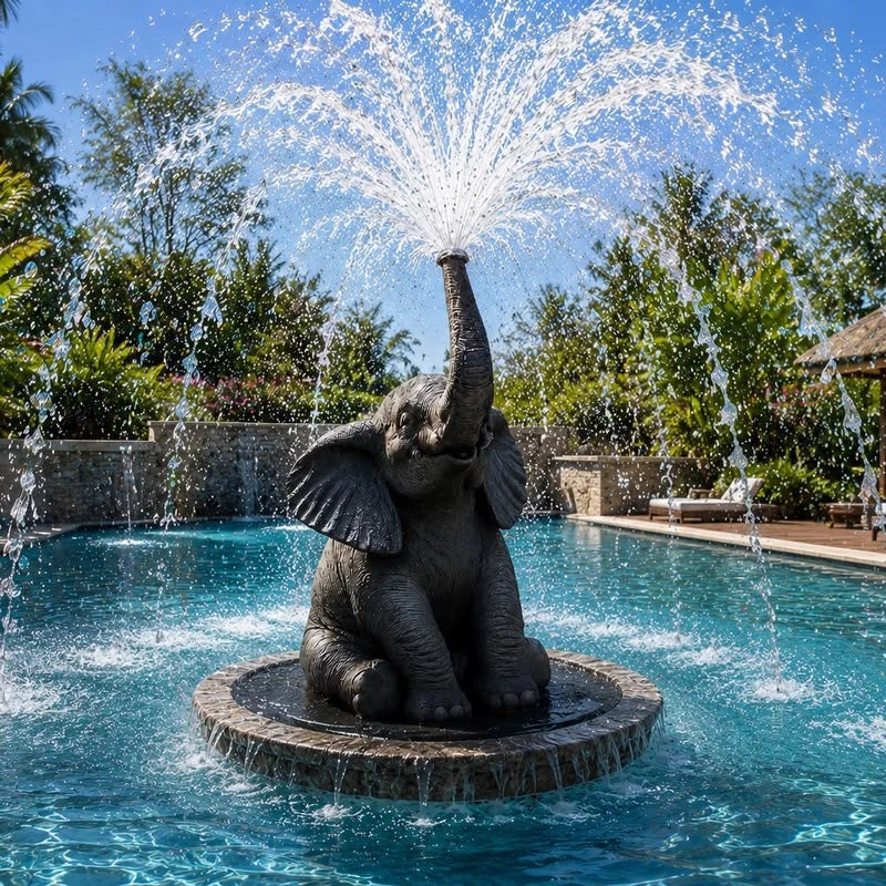 Floating Solar Fountain Pump with LED Lights