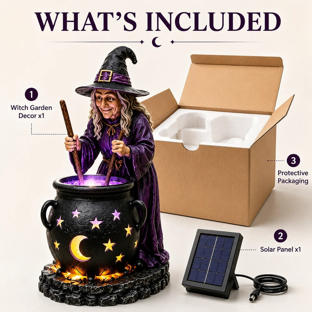 Solar Witch Cauldron Light