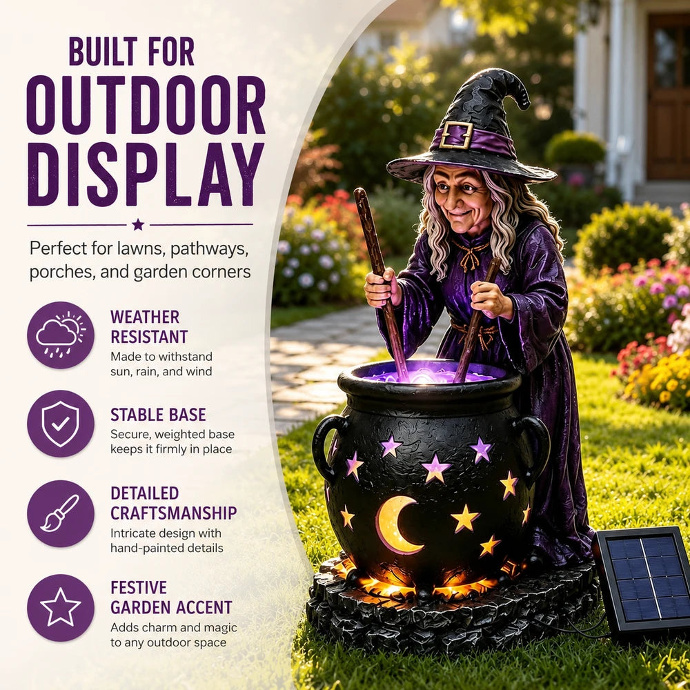 Solar Witch Cauldron Light