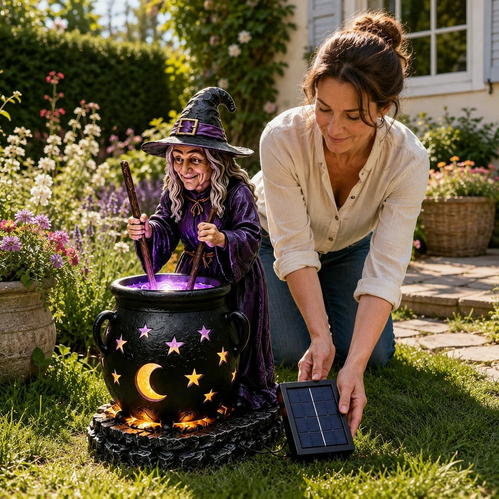 Solar Witch Cauldron Light