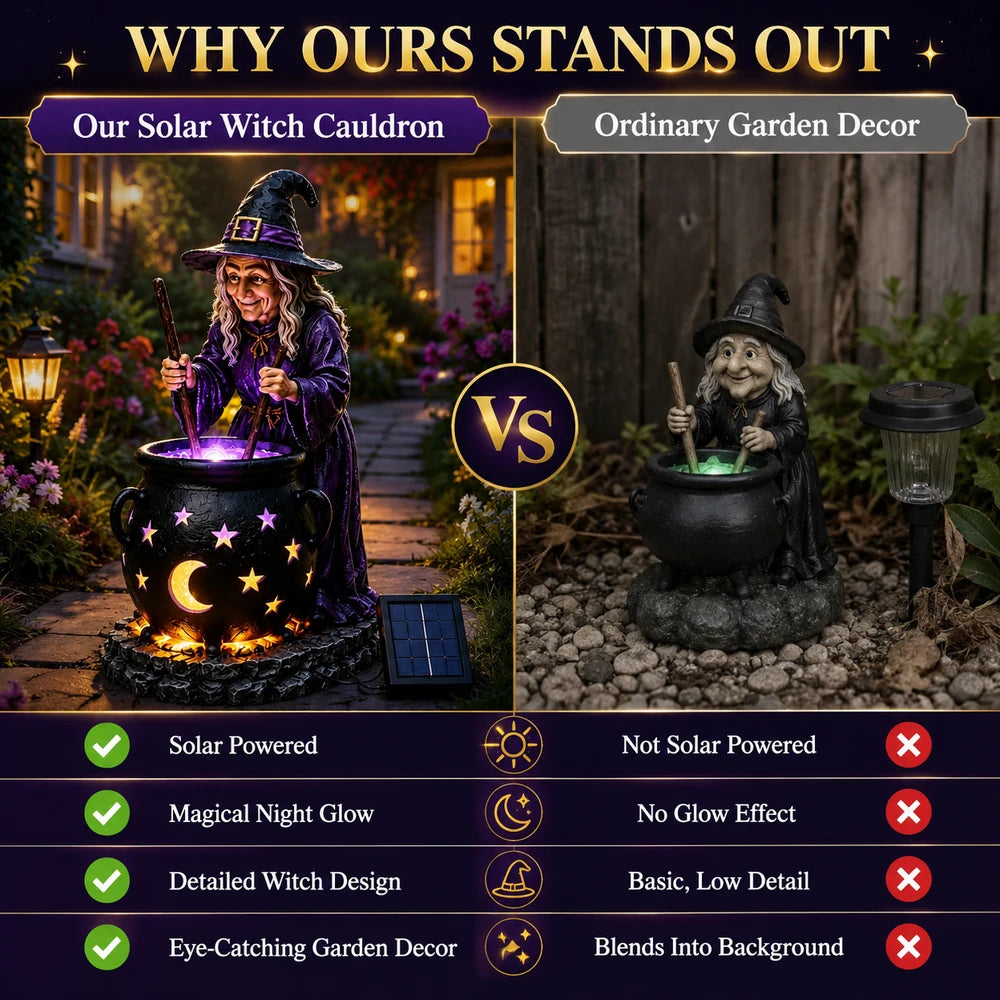 Solar Witch Cauldron Light
