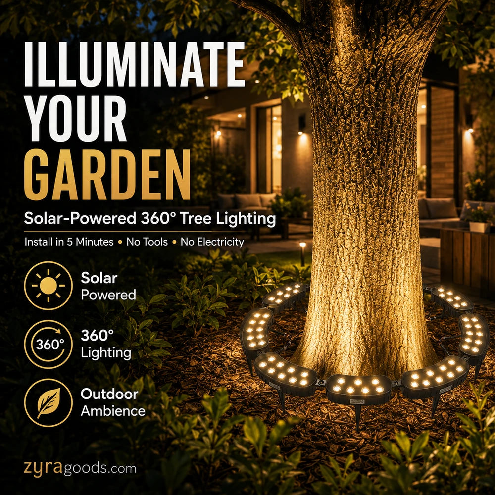 Solar Ring Tree Light