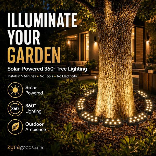Solar Ring Tree Light