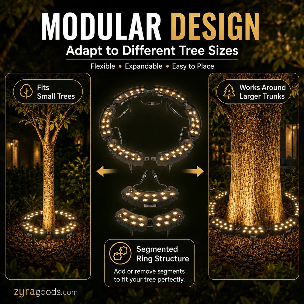 Solar Ring Tree Light