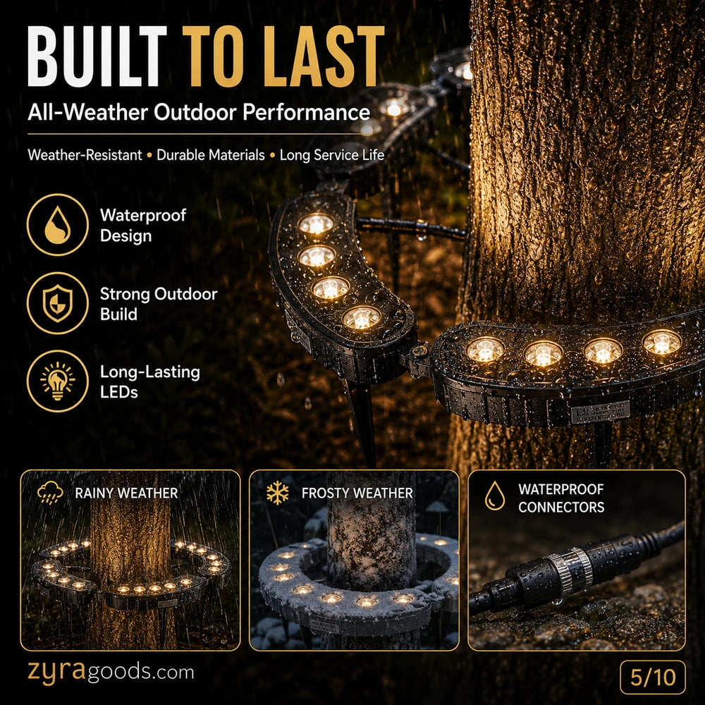 Solar Ring Tree Light