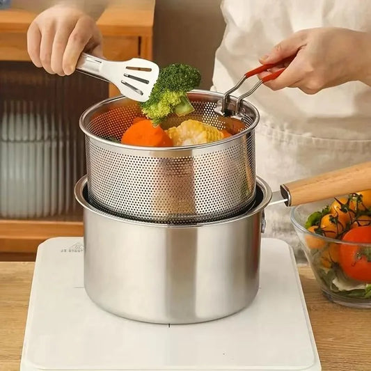 Stainless Steel Frying Pot
