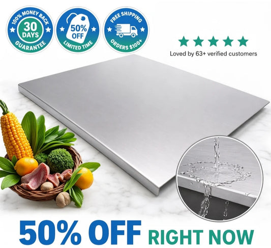 CleanPrep Steel Cutting Board